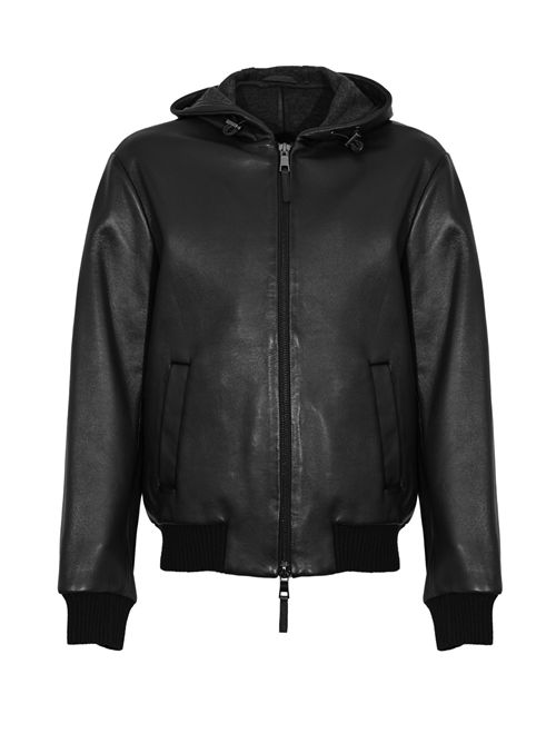 Giubbotto Jonah in pelle Black LEATHER AUTHORITY | JONAH20